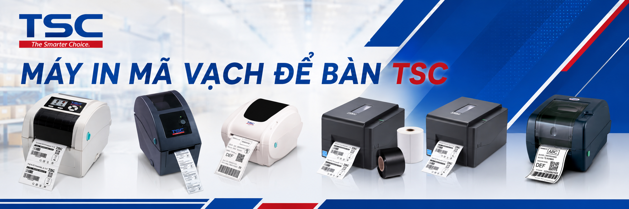 Máy in mã vạch để bàn TSC